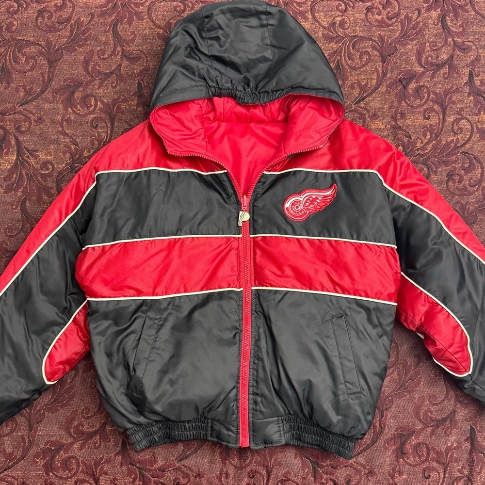 90s Pro Player Detroit Redwings Coat